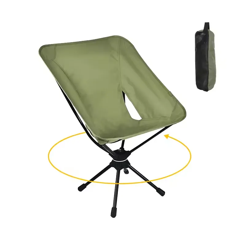 Cadeira de lúa xiratoria de 360° para exteriores